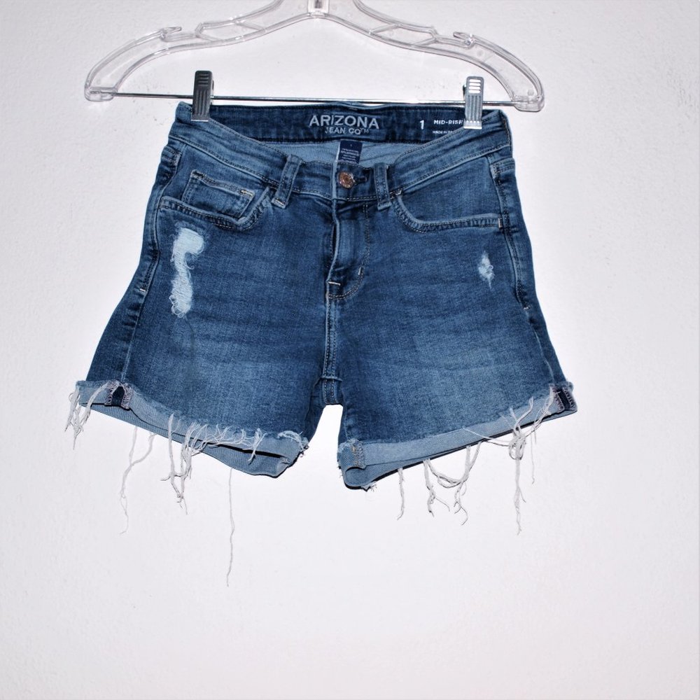 Arizona Jean Co Denim Blue Shorts Size 1 #